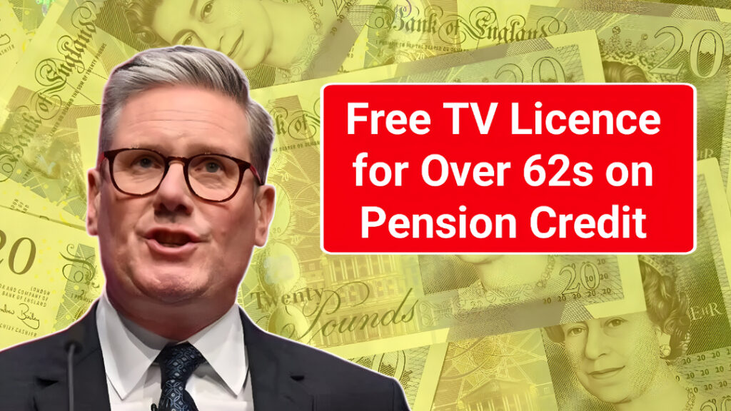 Free TV Licence for Over 62s on Pension Credit