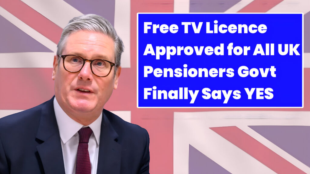 Free TV licence for pensioners UK