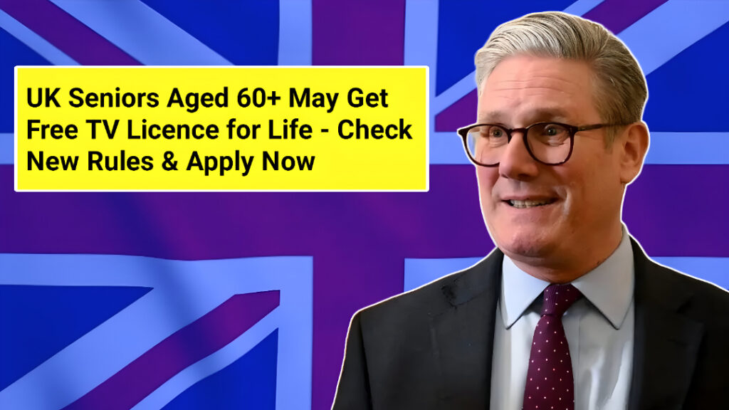 Free TV licence for over 60s UK 2025