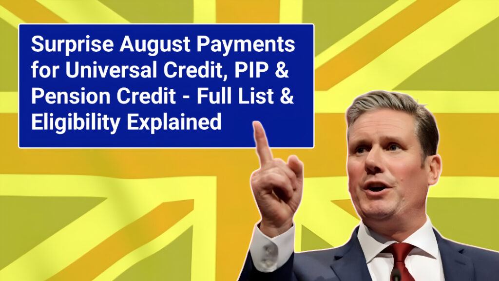 Surprise August Payments 2025