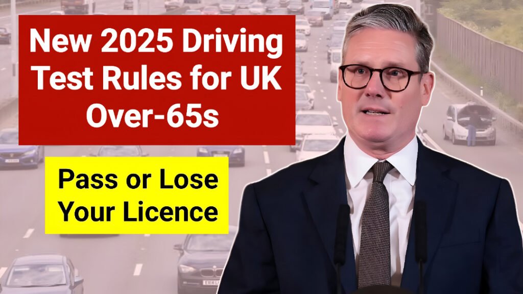 UK over 65 driving test rules 2025